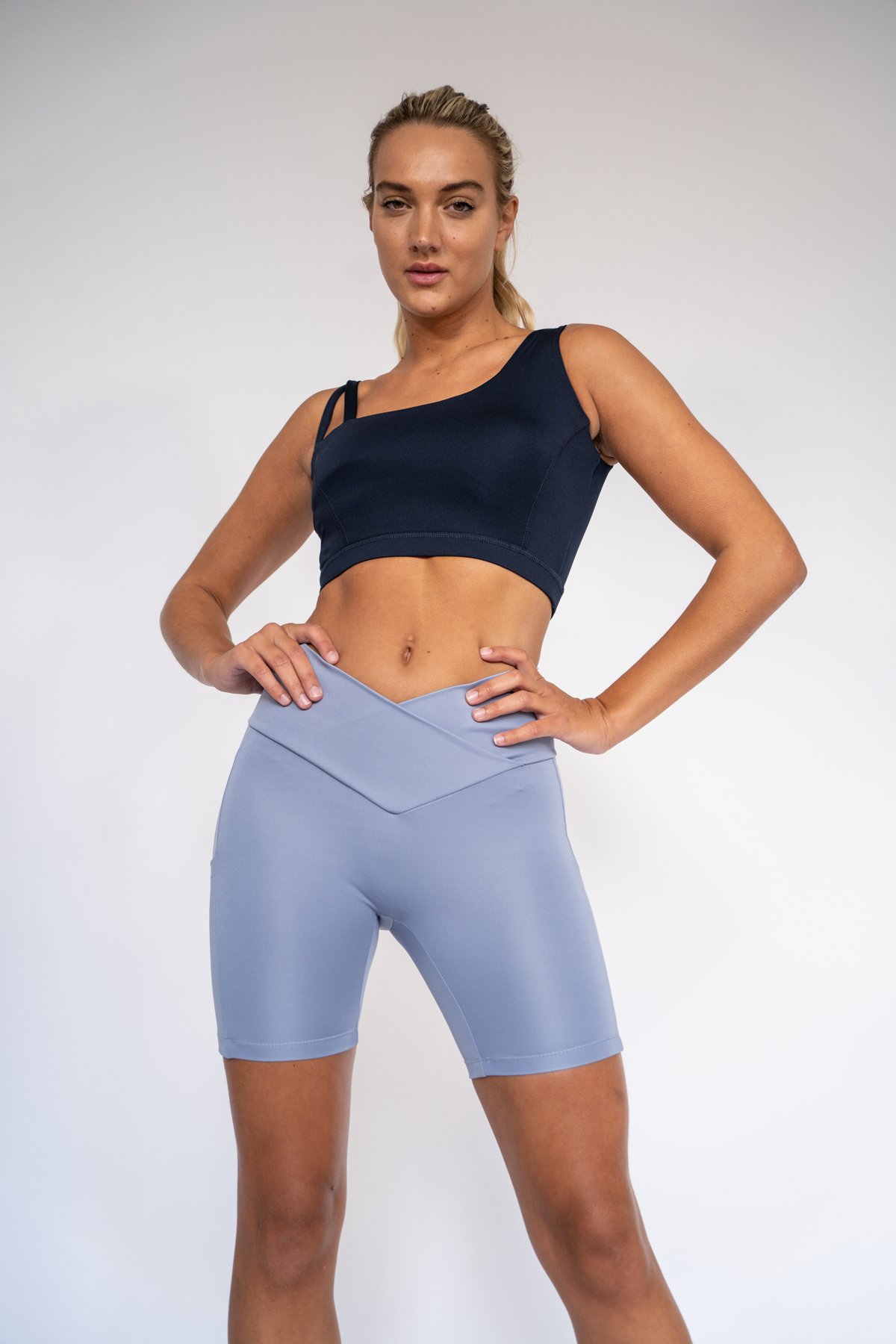 Dione Crossover Biker Shorts light blue XS S M L XL