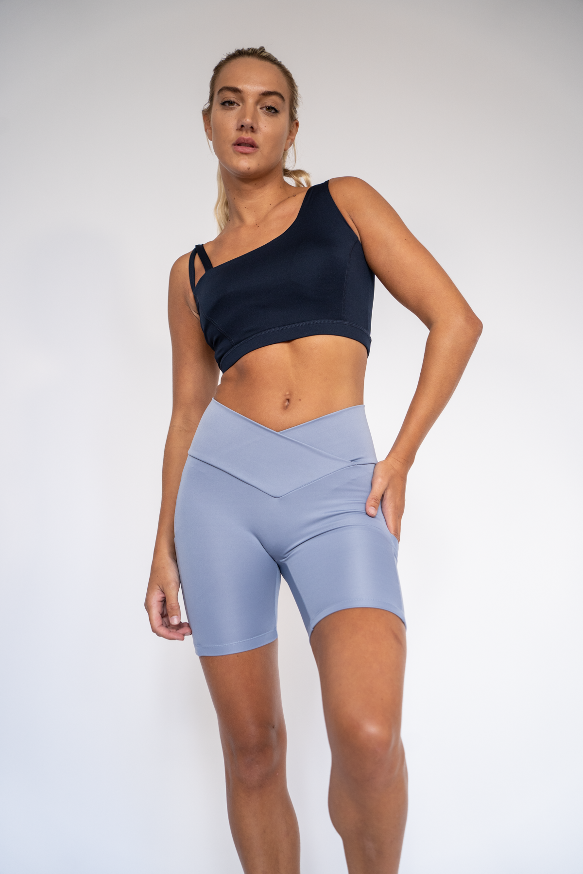 Dione Crossover Biker Shorts light blue XS S M L XL