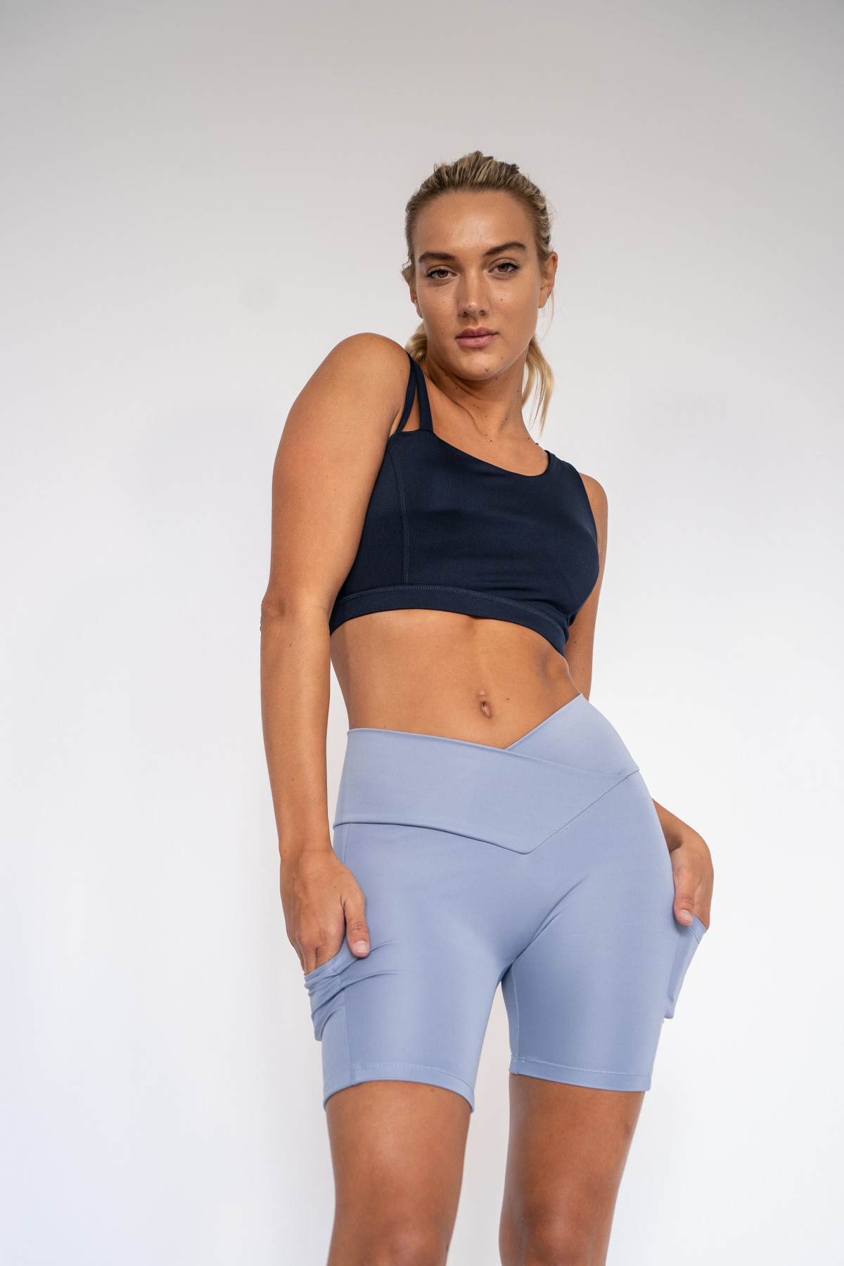 Dione Crossover Biker Shorts light blue XS S M L XL
