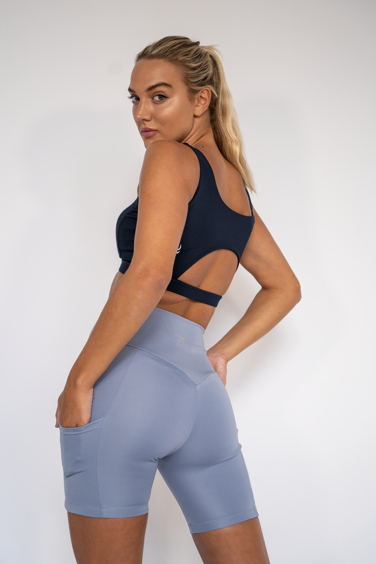 Dione Crossover Biker Shorts light blue XS S M L XL