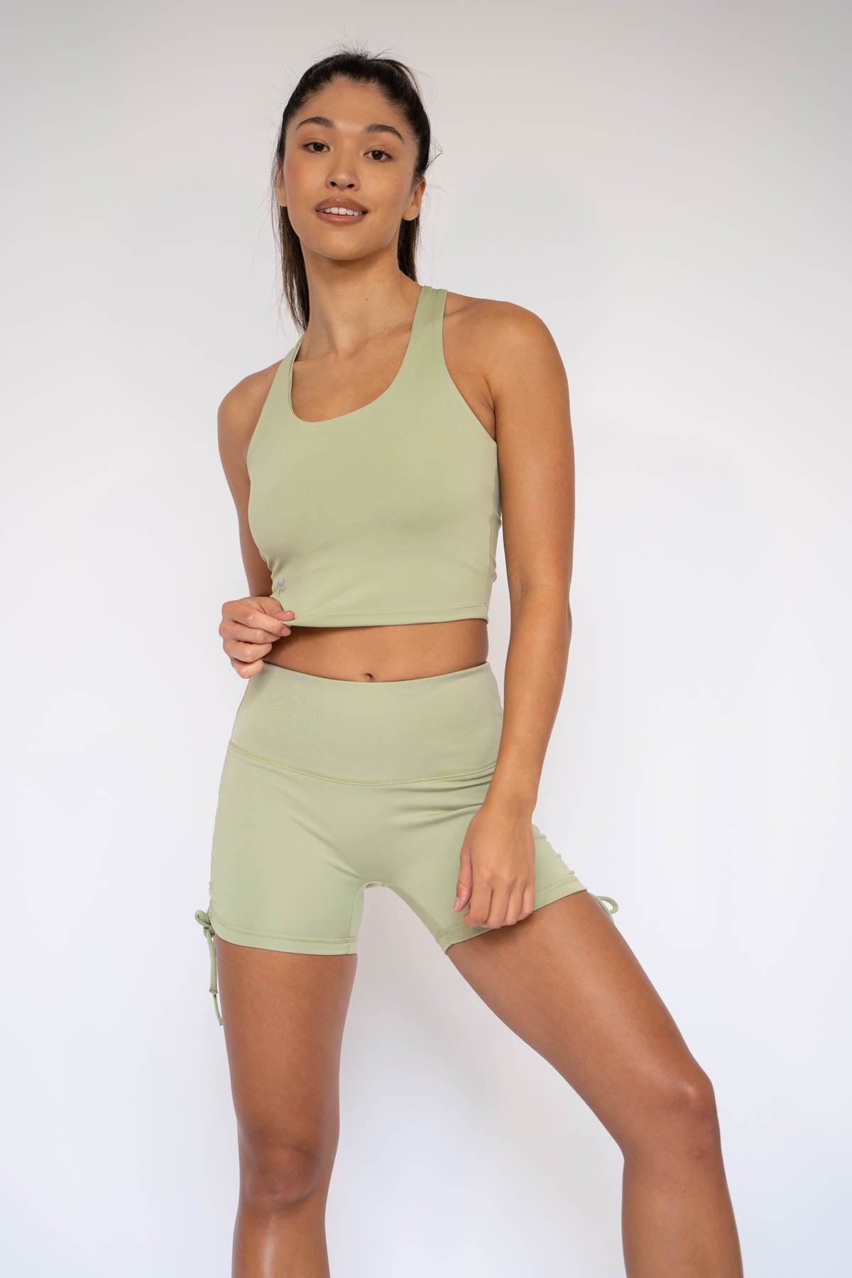 Isla Drawstring Shorts Pistachio green XS S M L XL