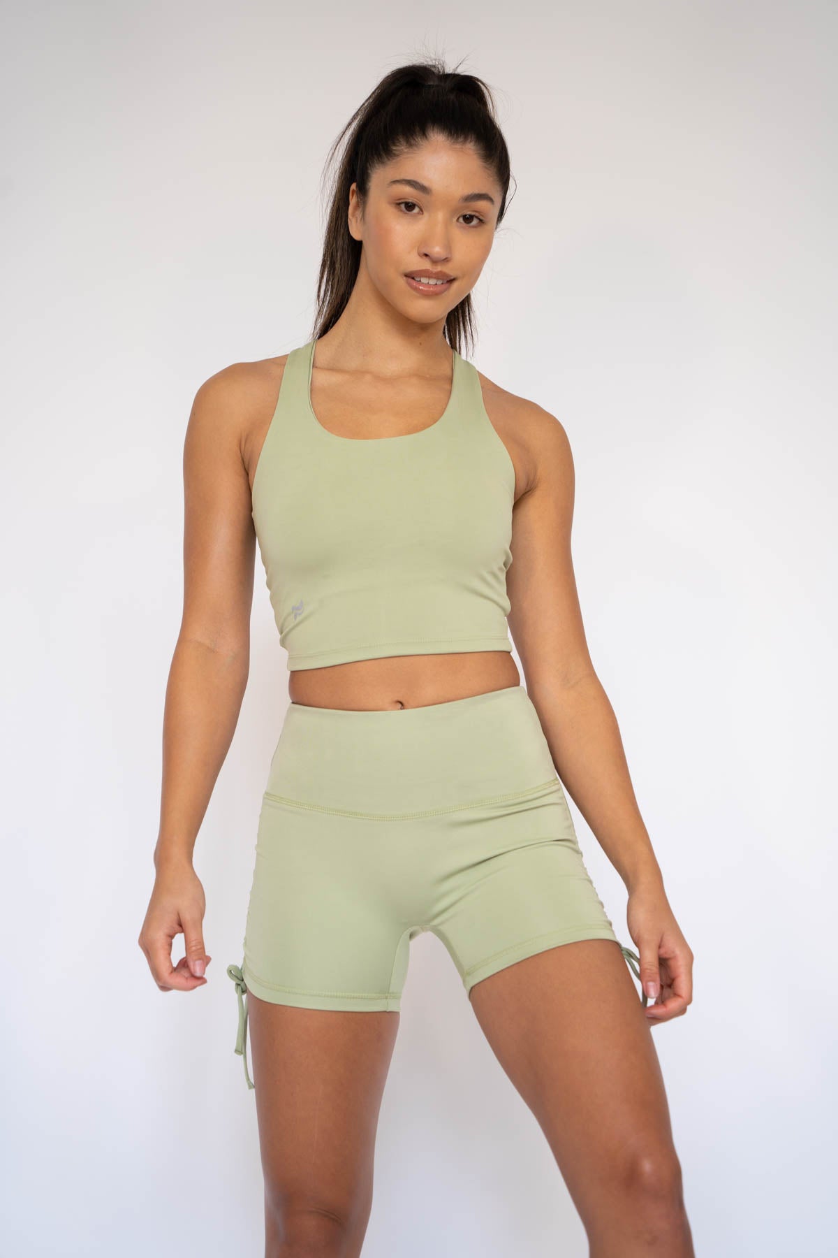 Isla Drawstring Shorts Pistachio green XS S M L XL