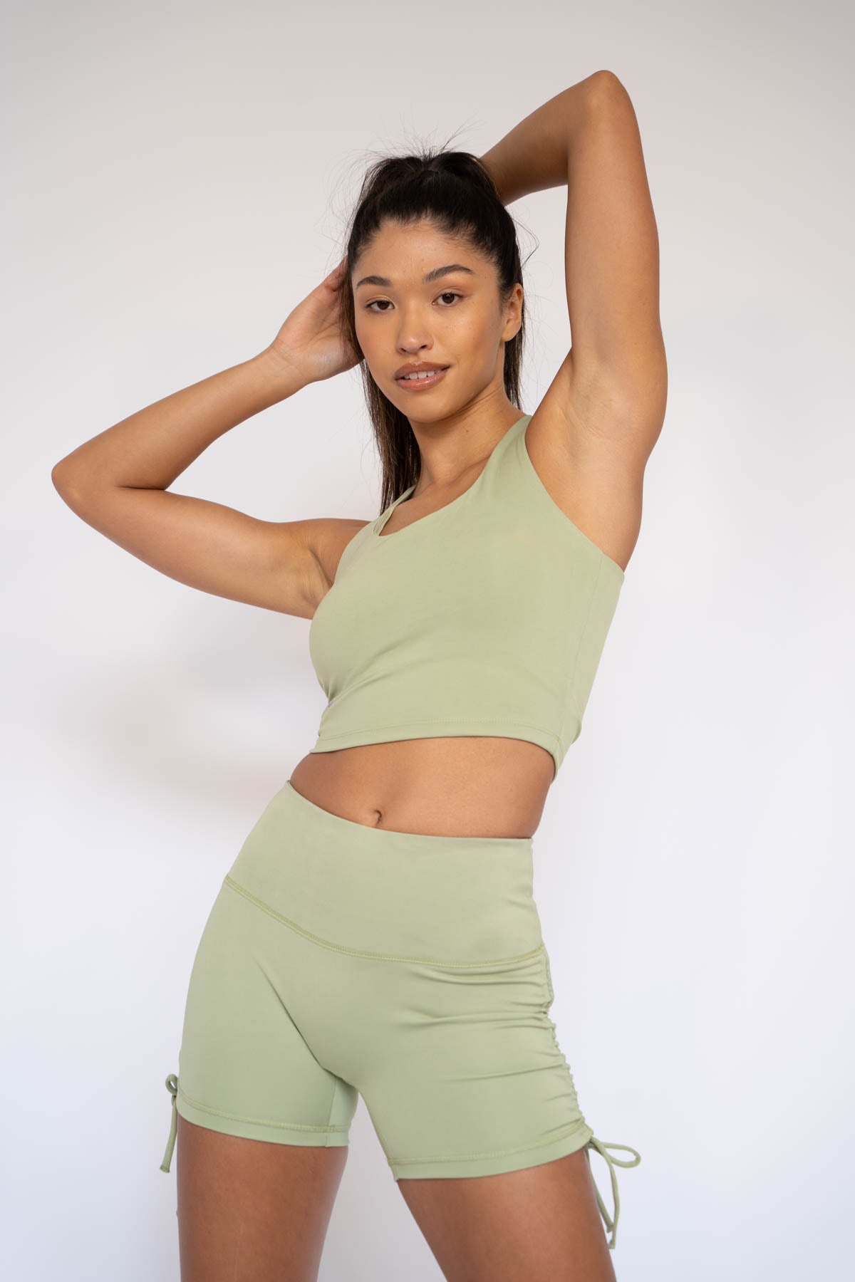 Isla Drawstring Shorts Pistachio green XS S M L XL