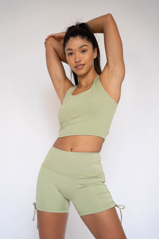 Isla Drawstring Shorts Pistachio green XS S M L XL