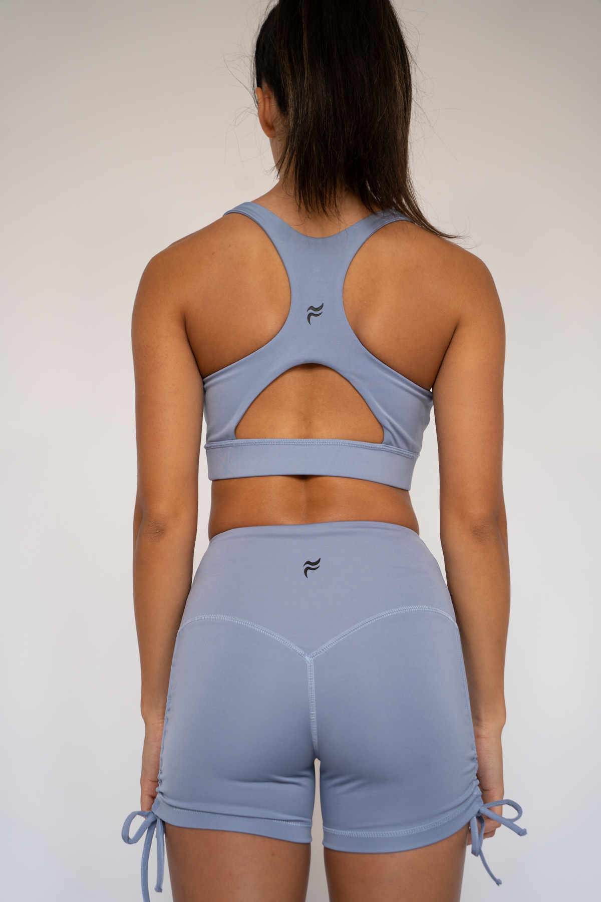 Yarra Racerback Sports Bra light blue XS S M L XL