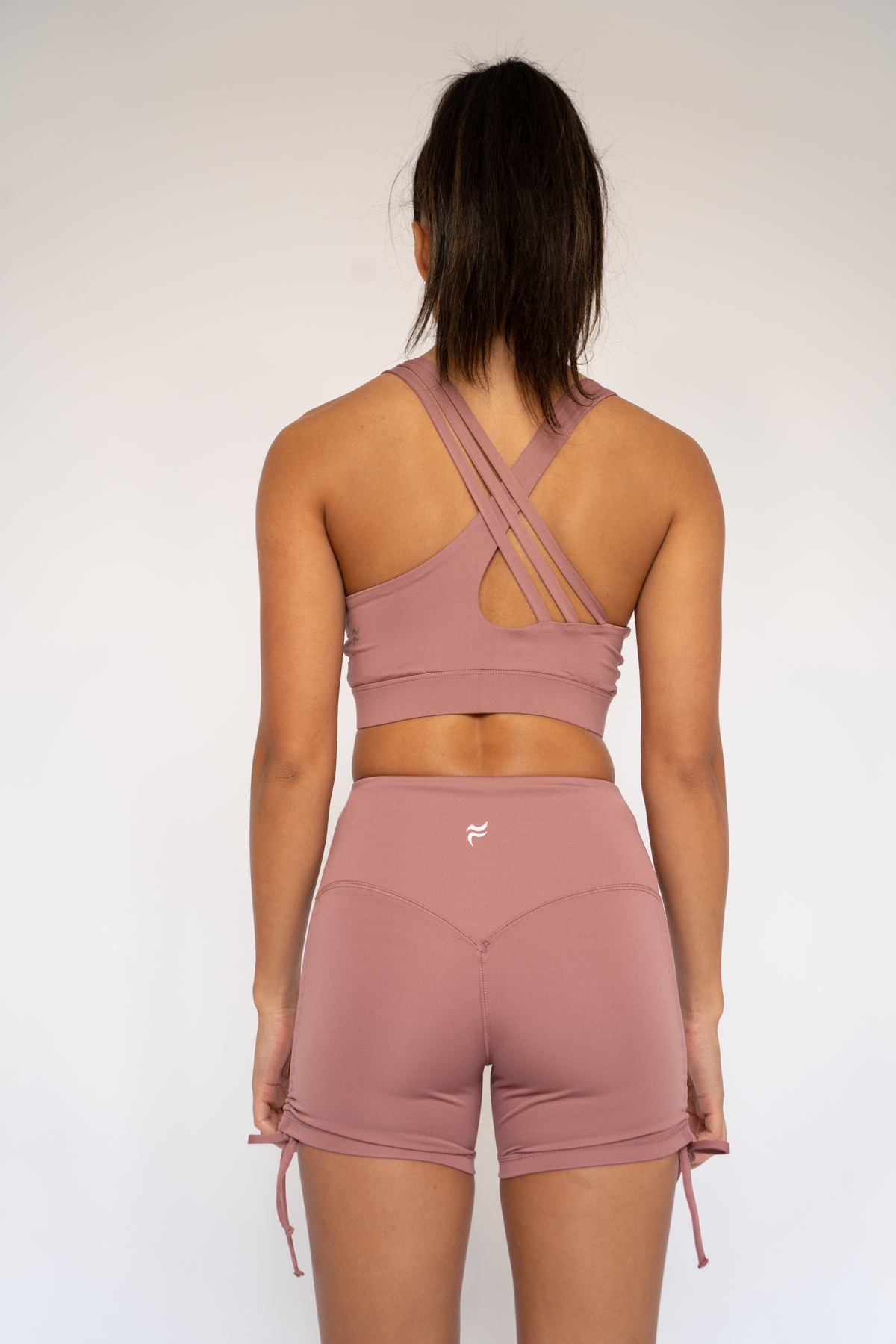 Isla Drawstring Shorts Dusty rose XS S M L XL