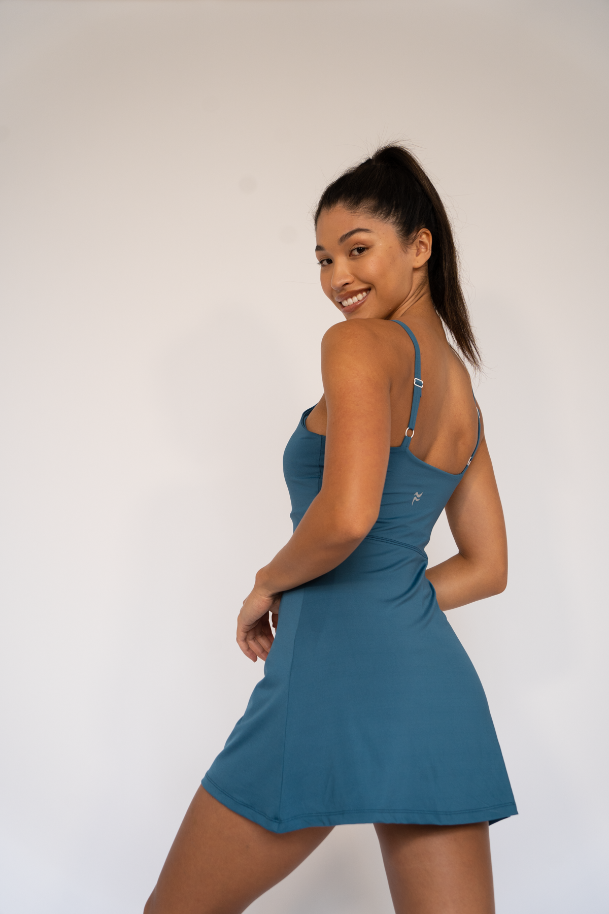 Jade Strappy Dress captain blue XS S M L XL