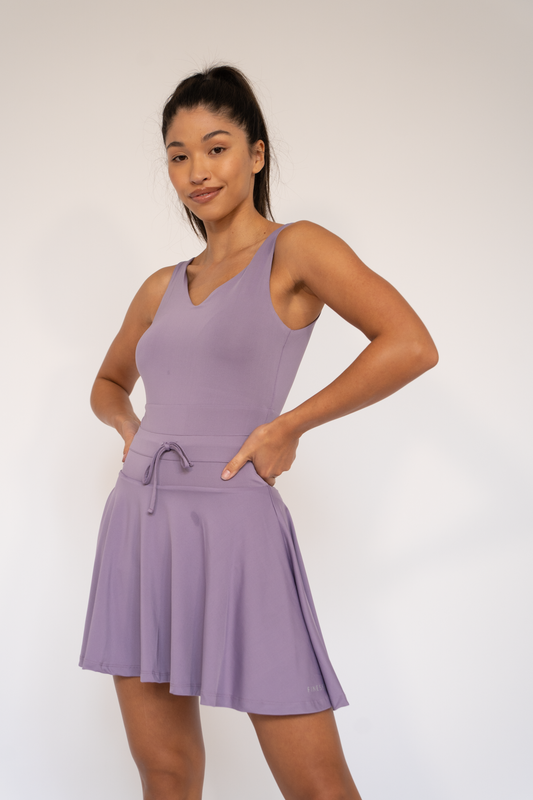 Jadine Flare Dress Heirloom lilac XS S M L XL