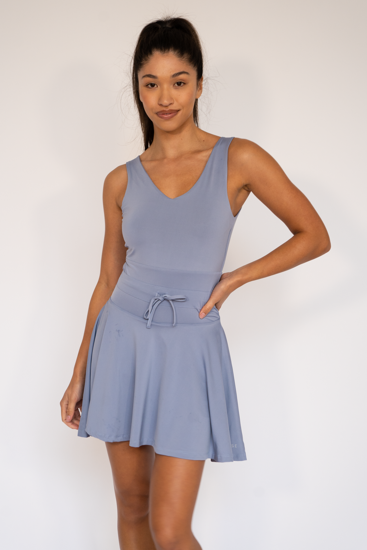 Jadine Flare Dress light blue XS S M L XL