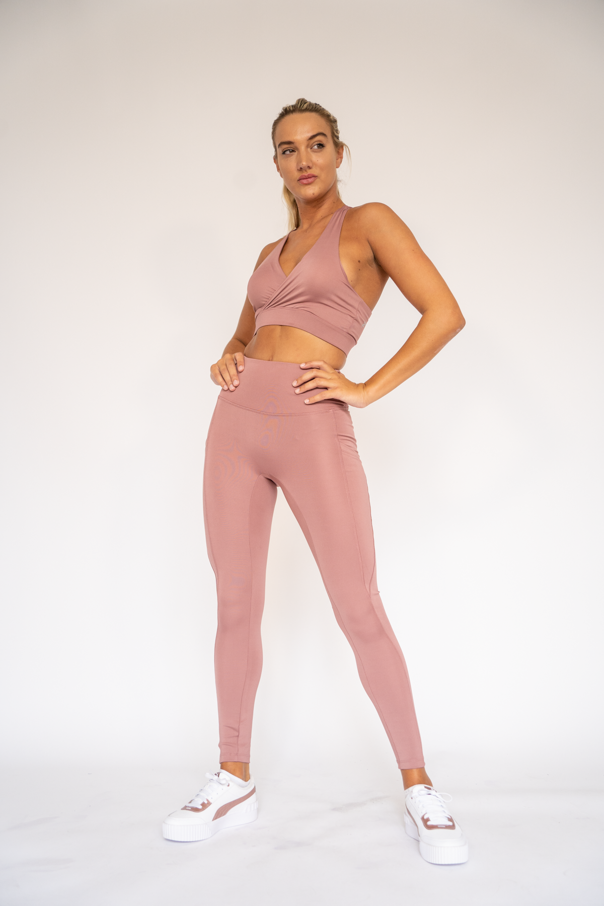 Izzy high impact Leggings Dusty rose XS S M L XL