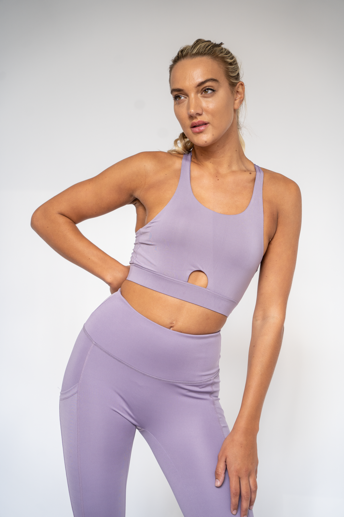 Lilly Strappy Sports bra Heirloom lilac XS S M L XL