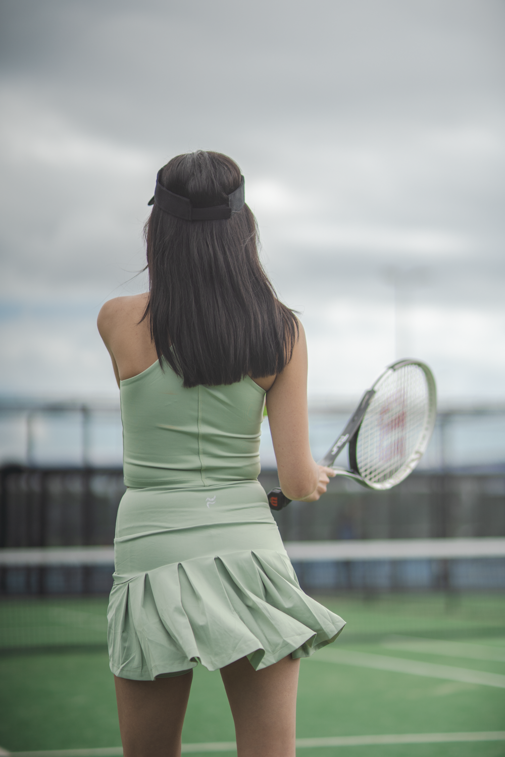 Flora Pleated Skorts Pistachio green XS S M L XL