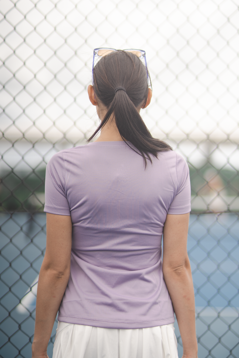 V-neck training T-shirt Heirloom lilac XS S M L XL