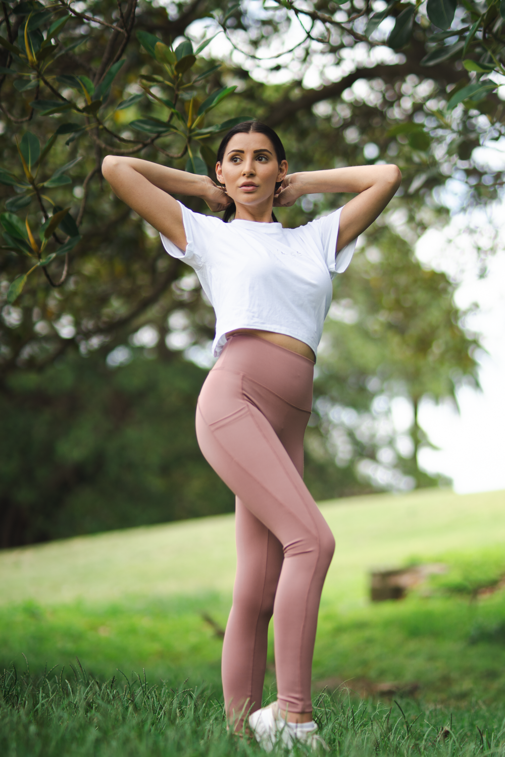 Izzy high impact Leggings Dusty rose XS S M L XL
