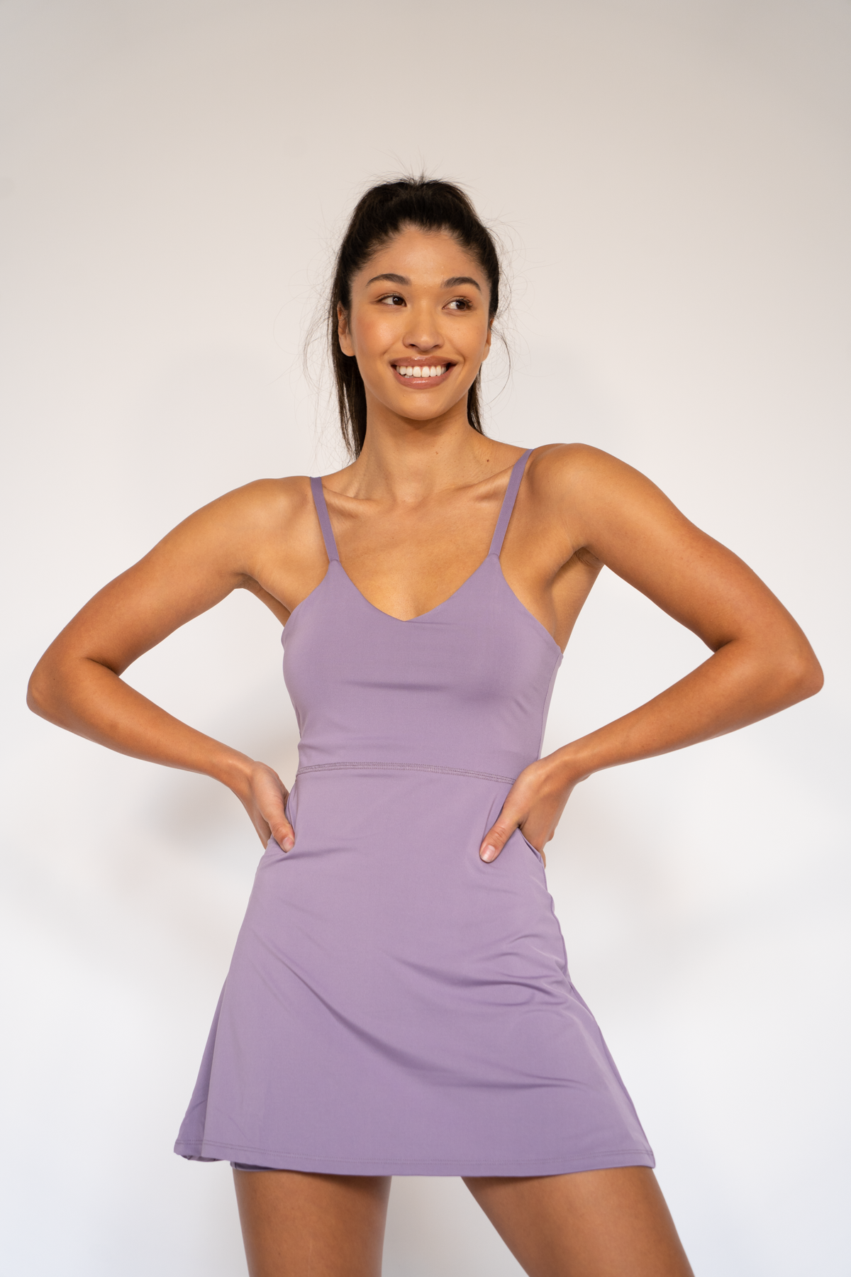 Jade Strappy Dress Heirloom lilac XS S M L XL